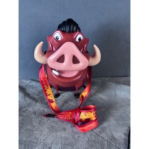 Disney Parks Pumbaa The Lion King Hakuna Matata Popcorn Bucket Bag Purse w/Strap